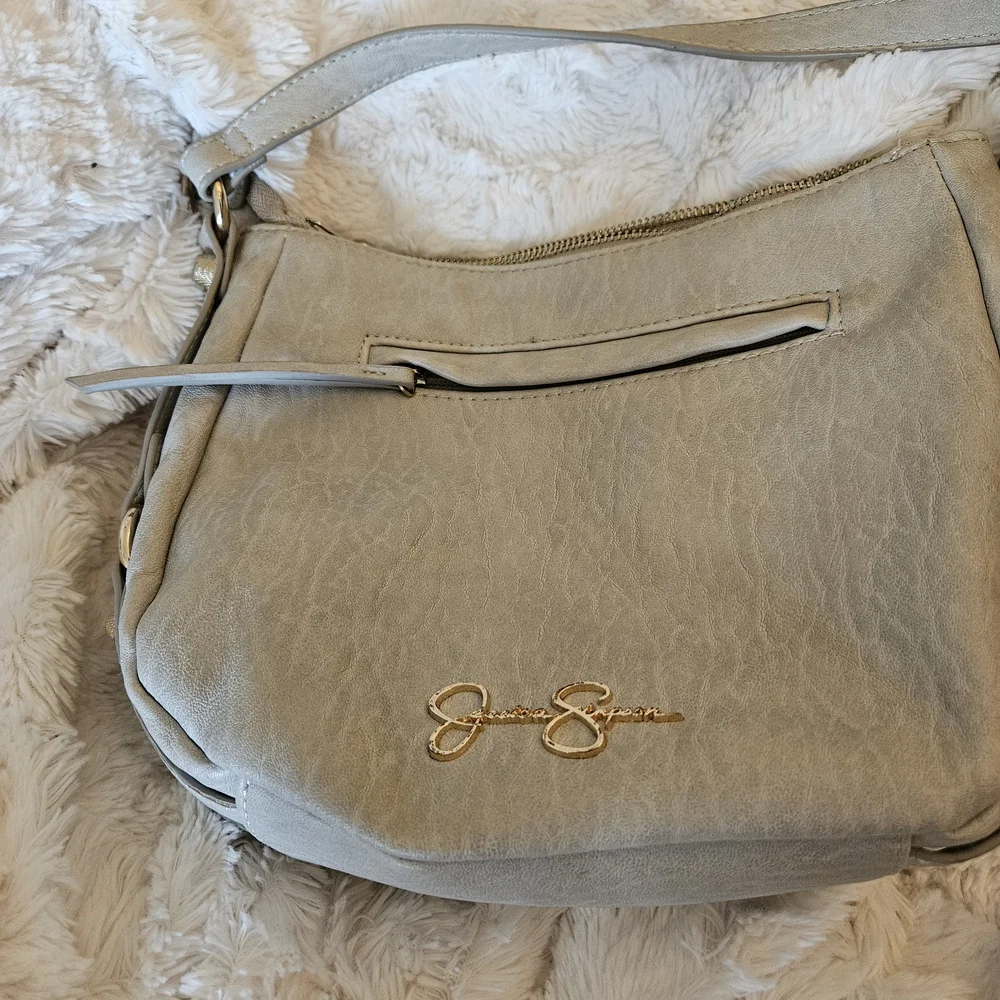 ✨️Jessica Simpson Gray Crossbody-Y2K - Picture 4 of 8